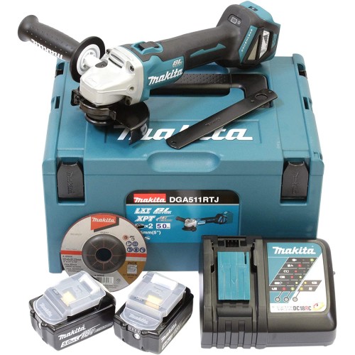 Болгарка (КШМ) акумуляторна Makita DGA511RTJ